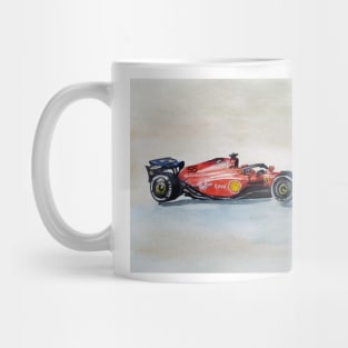 Formula 1 racing car illustration Mug